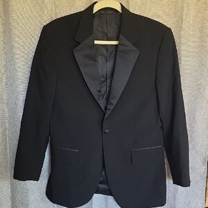 Kyle Thomas Classic Black Men's Blazer sz 34S I1-2025247
